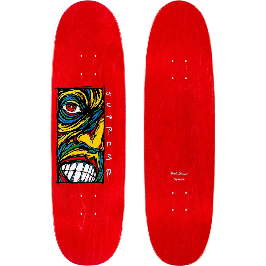 Details on Disturbed Skateboard Red - 8.75" x 32"  from fall winter 2019 (Price is $50)