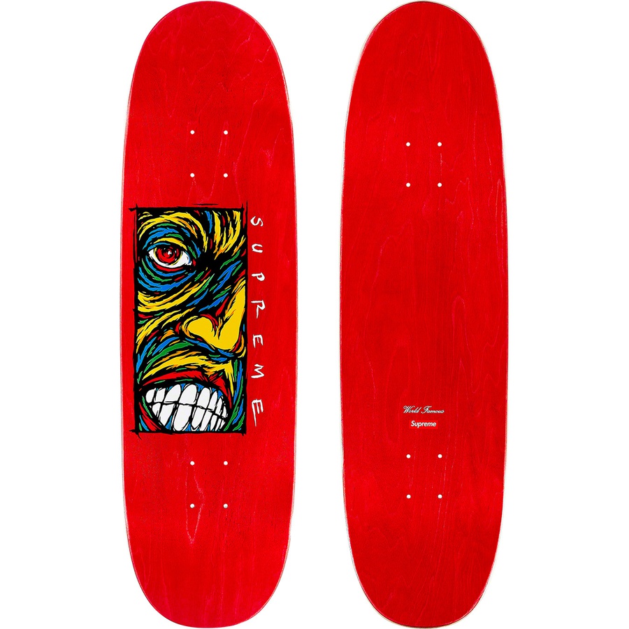 Details on Disturbed Skateboard Red - 8.75" x 32"  from fall winter
                                                    2019 (Price is $50)