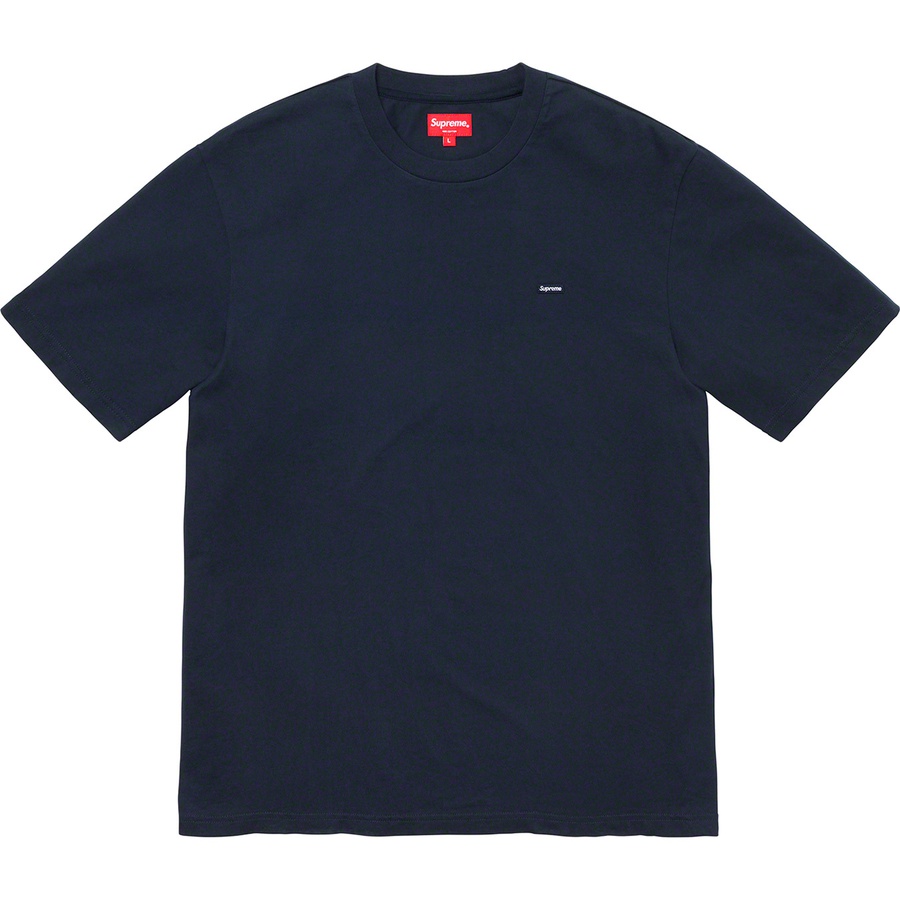 Details on Small Box Tee Navy from fall winter 2019 (Price is $58)