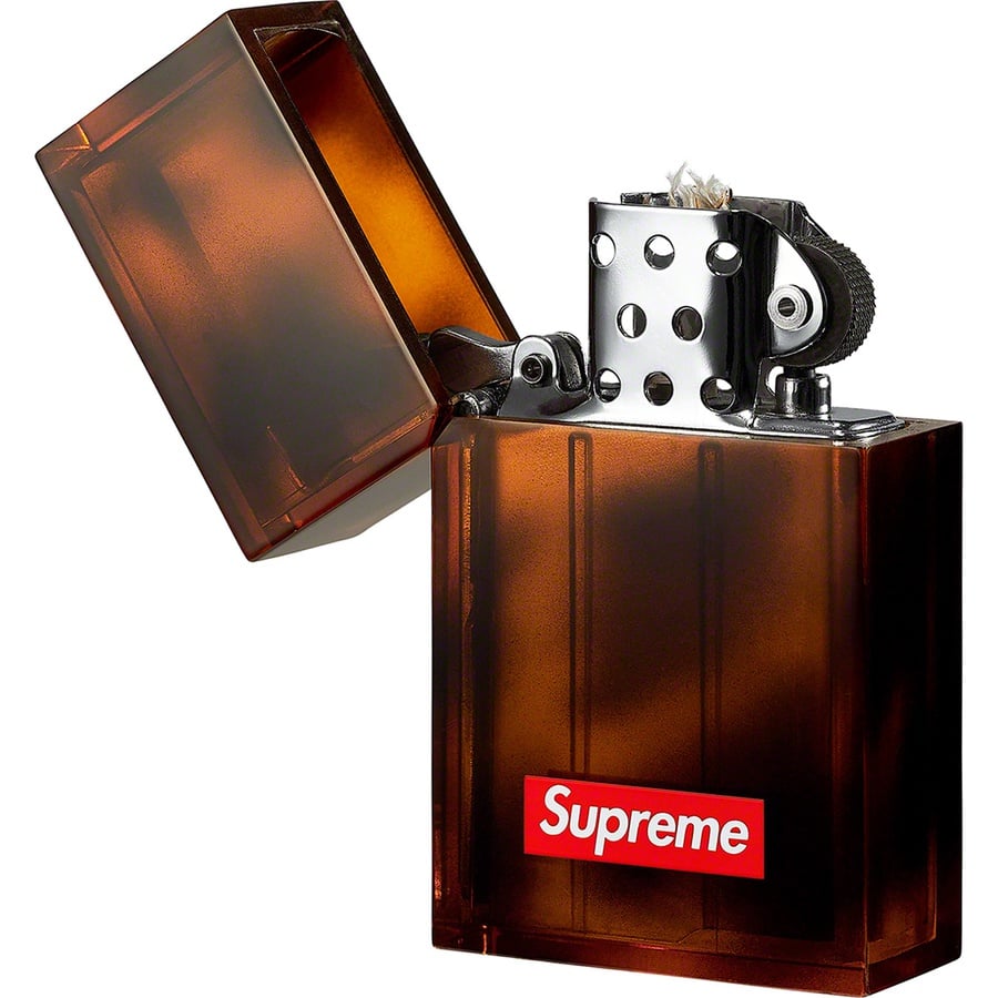 Details on Supreme Tsubota Pearl Hard Edge Lighter Tortoise from fall winter
                                                    2019 (Price is $38)