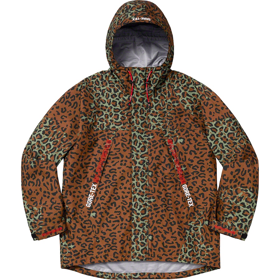 Details on GORE-TEX Taped Seam Jacket Leopard from fall winter 2019 (Price is $398)