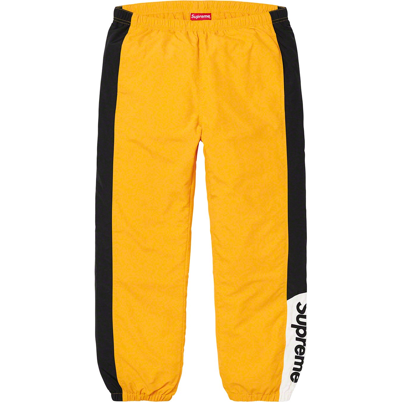 Supreme FW19 Side Logo Track Pant logo Casual Pants Unisex Black  SUP-FW19-052