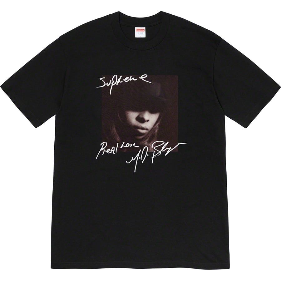 Supreme Mary J. Blige Tee (FW19) - Black - $48
