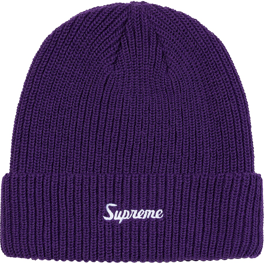 Details on Loose Gauge Beanie Purple from fall winter
                                                    2019 (Price is $34)