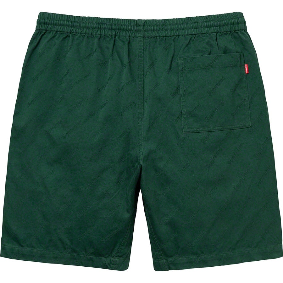 Details on Jacquard Logos Twill Short Forest Green from fall winter
                                                    2019 (Price is $118)