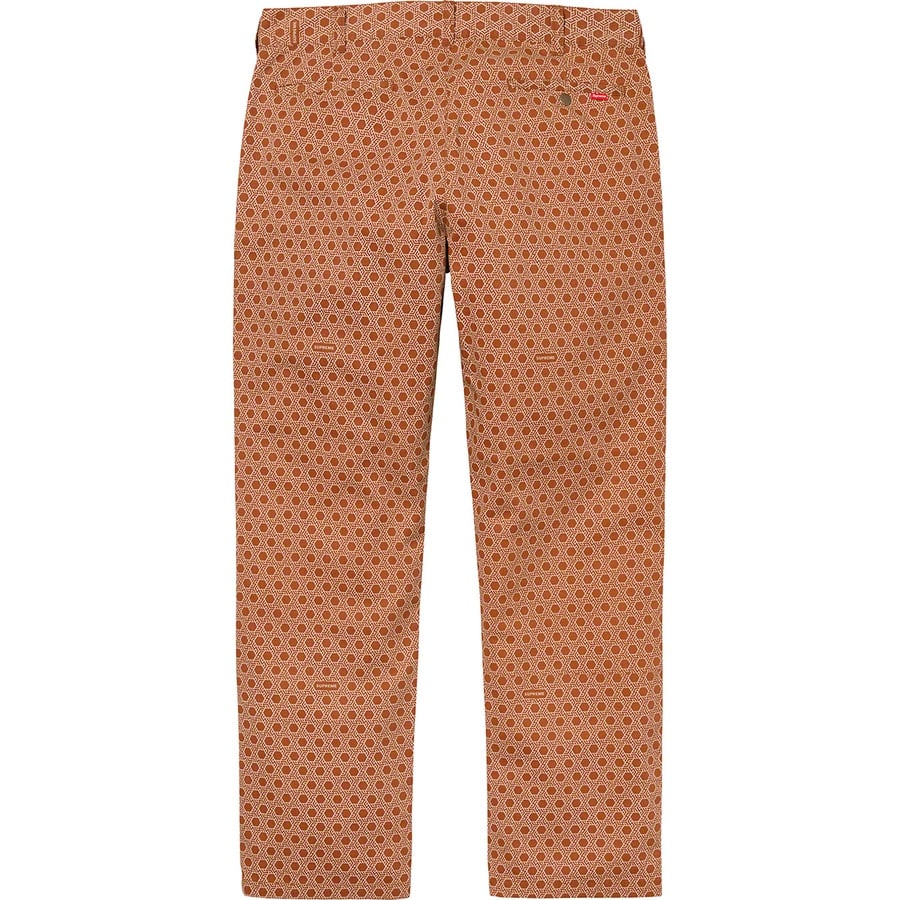 Details on Work Pant Dark Orange Monogram from fall winter
                                                    2019 (Price is $118)