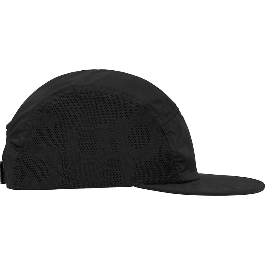 Details on Sup Mesh Camp Cap Black from fall winter 2019 (Price is $48)