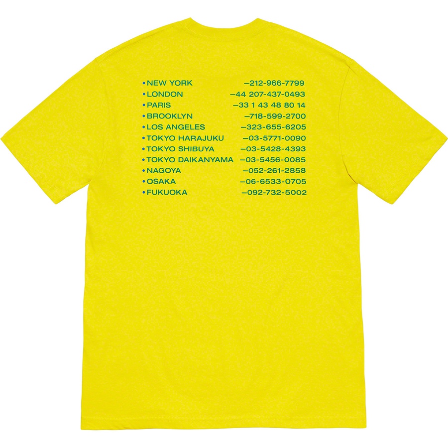Details on New Shit Tee Sulfur from fall winter 2019 (Price is $38)
