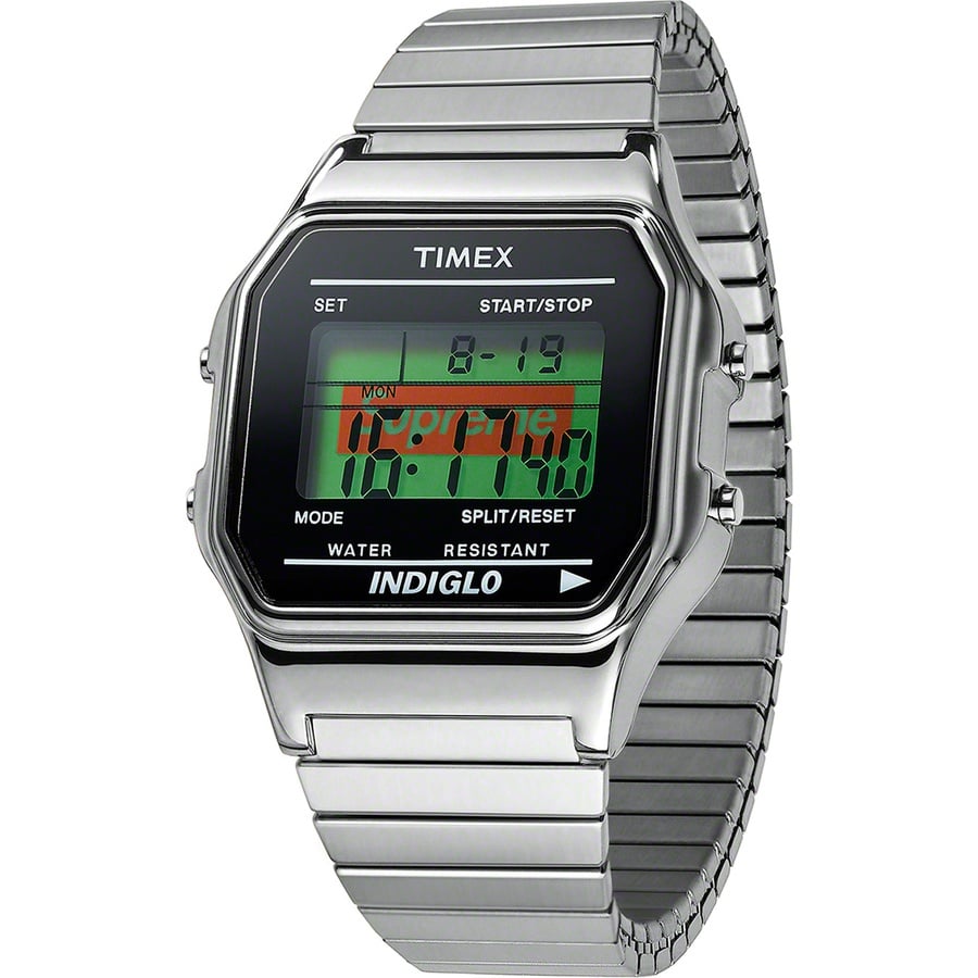 Silver】Supreme®/Timex® Digital Watch-