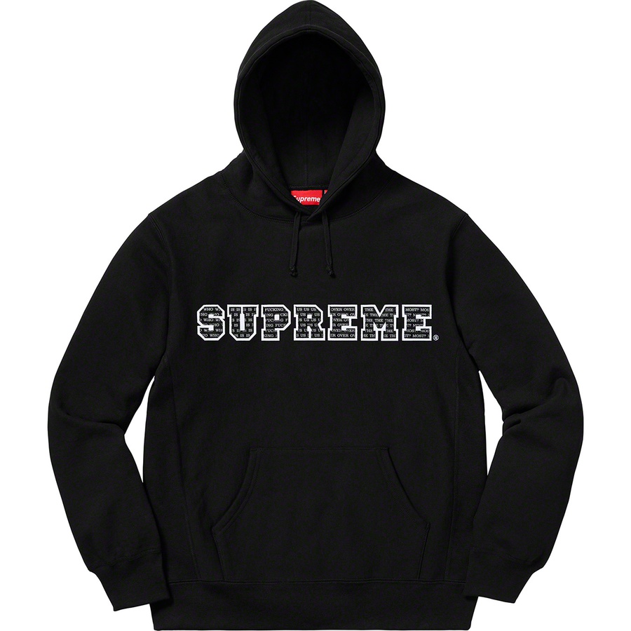 Details on The Most Hooded Sweatshirt Black from fall winter
                                                    2019 (Price is $168)