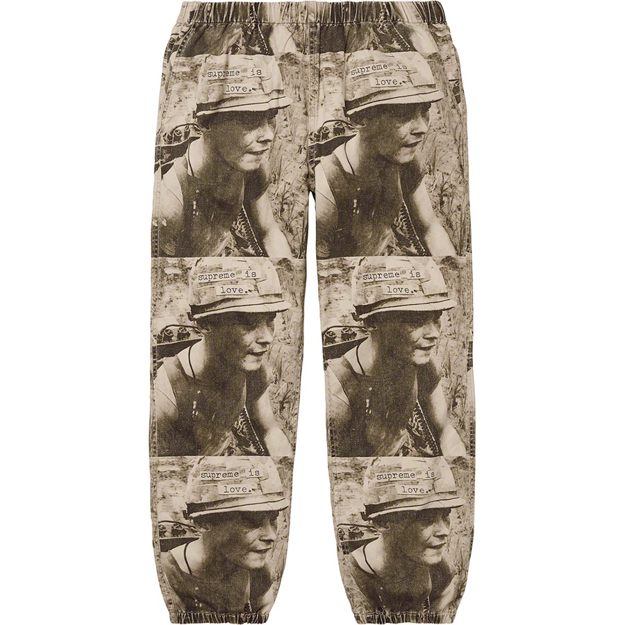 Details on Supreme Is Love Skate Pant Stone from fall winter
                                                    2019 (Price is $138)