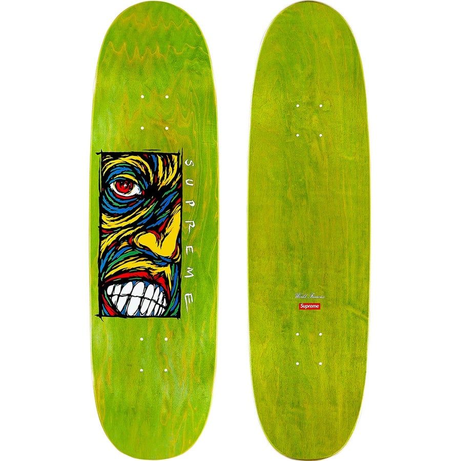 Details on Disturbed Skateboard Lime - 8.75" x 32"  from fall winter 2019 (Price is $50)