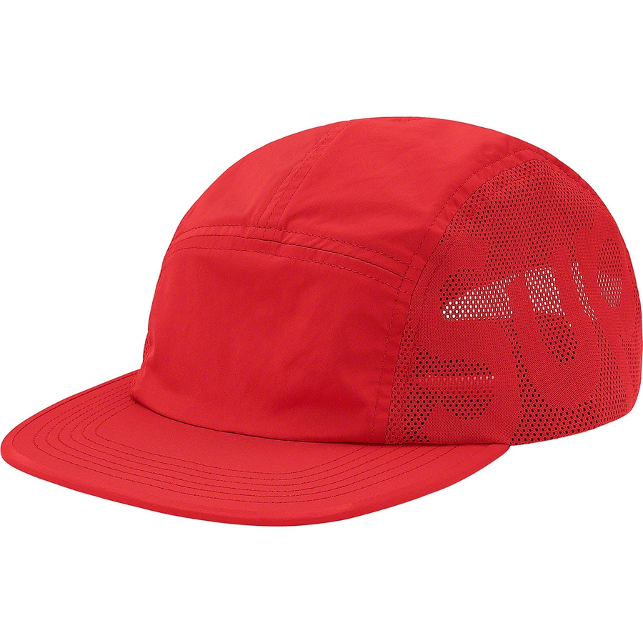 Details on Sup Mesh Camp Cap Red from fall winter 2019 (Price is $48)