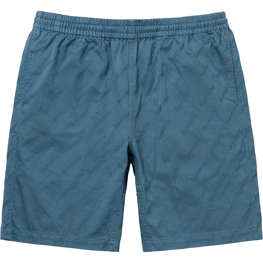 Details on Jacquard Logos Twill Short Slate from fall winter 2019 (Price is $118)