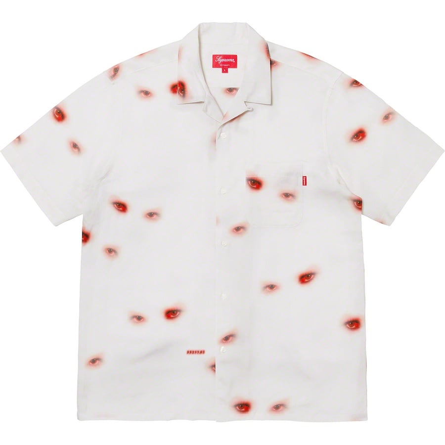 Details on Eyes Rayon S S Shirt Off-White from fall winter
                                                    2019 (Price is $138)