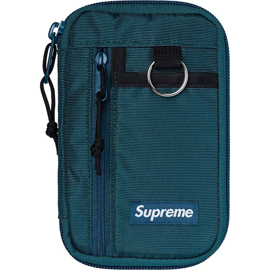 Supreme Small Zip Pouch (FW19) - Dark Teal - $30