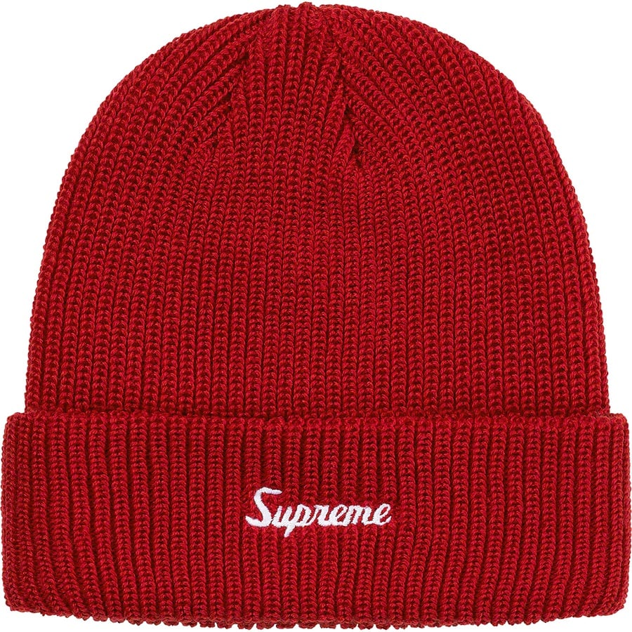 Details on Loose Gauge Beanie Dark Brick from fall winter
                                                    2019 (Price is $34)