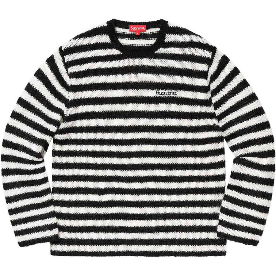 Details on Stripe Mohair Sweater Black from fall winter
                                                    2019 (Price is $158)