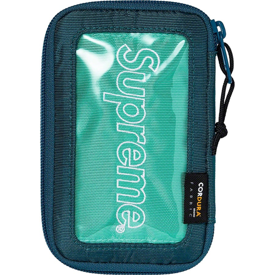 Details on Small Zip Pouch Dark Teal from fall winter
                                                    2019 (Price is $30)