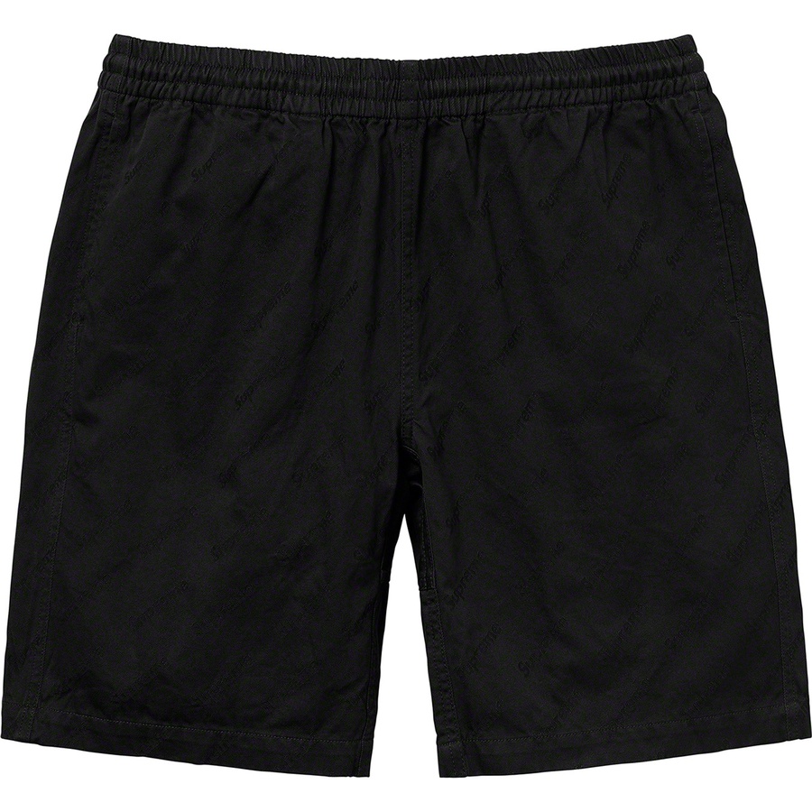 Details on Jacquard Logos Twill Short Black from fall winter
                                                    2019 (Price is $118)