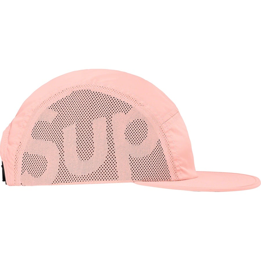 Details on Sup Mesh Camp Cap Pink from fall winter 2019 (Price is $48)