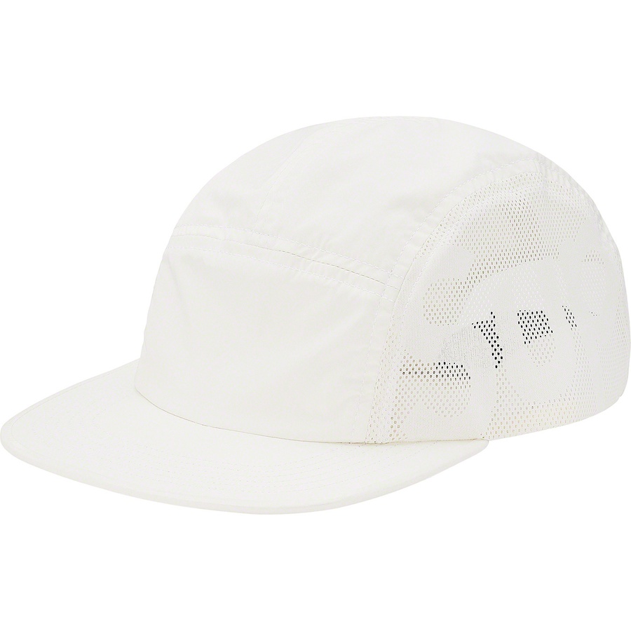 Details on Sup Mesh Camp Cap White from fall winter 2019 (Price is $48)