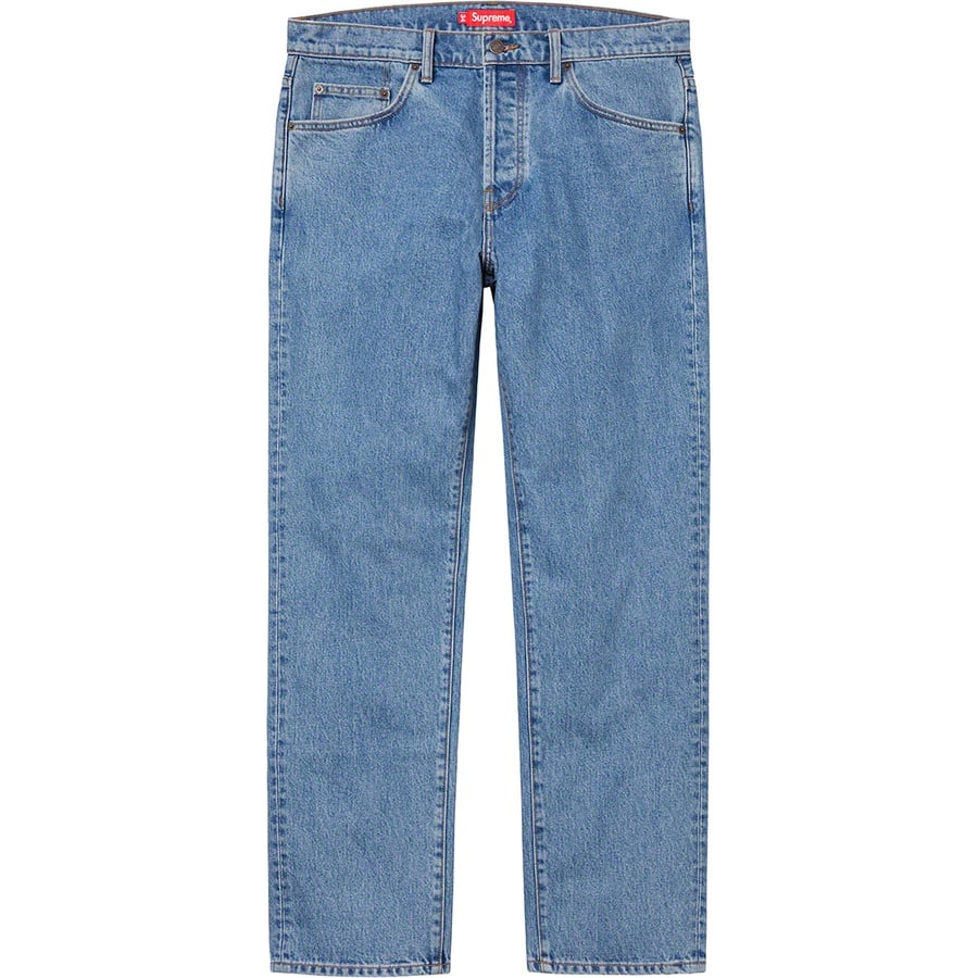 Details on Washed Regular Jean Blue from fall winter
                                                    2019 (Price is $148)