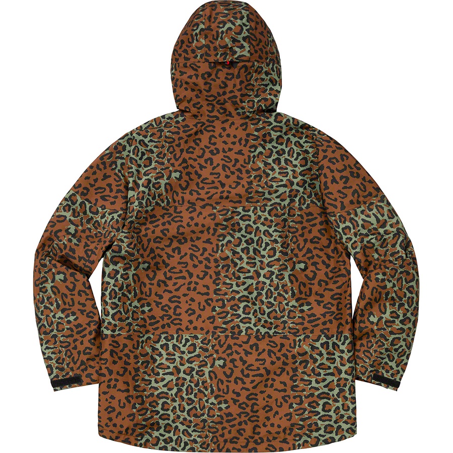 Details on GORE-TEX Taped Seam Jacket Leopard from fall winter 2019 (Price is $398)