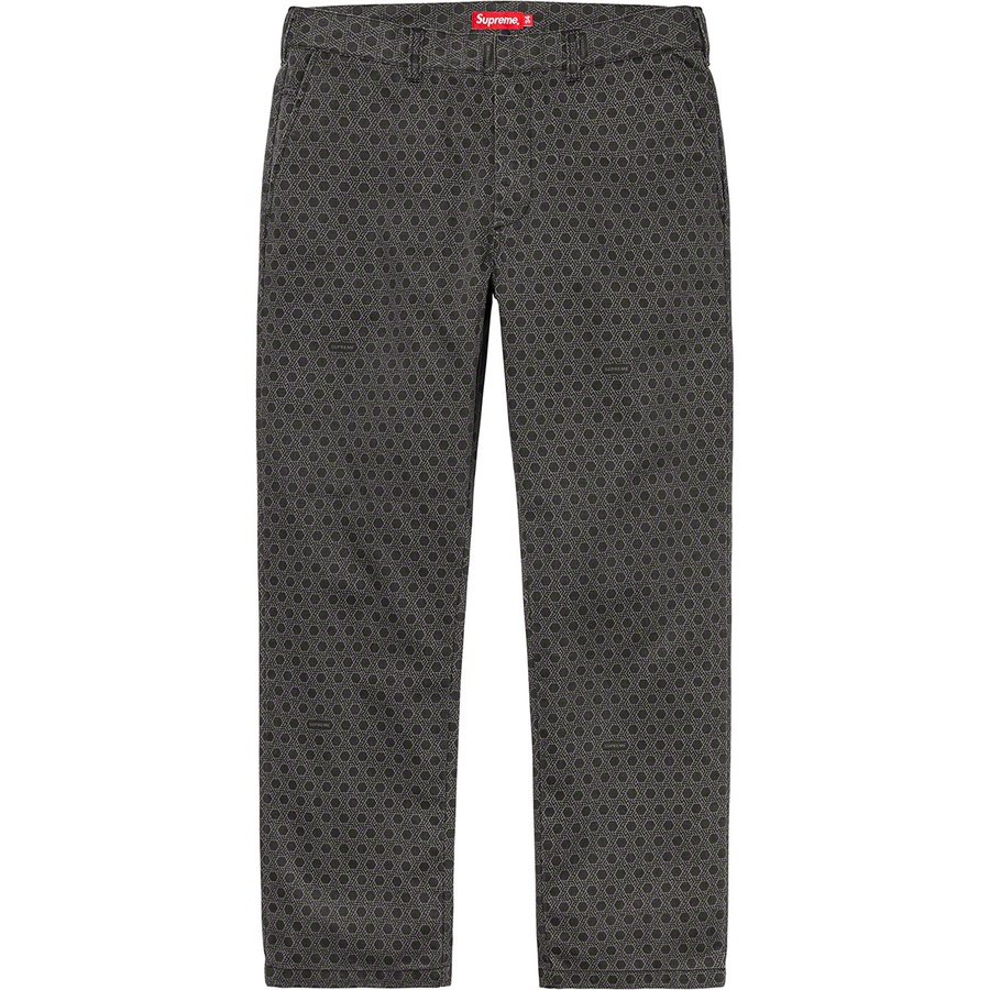 Details on Work Pant Black Monogram from fall winter 2019 (Price is $118)