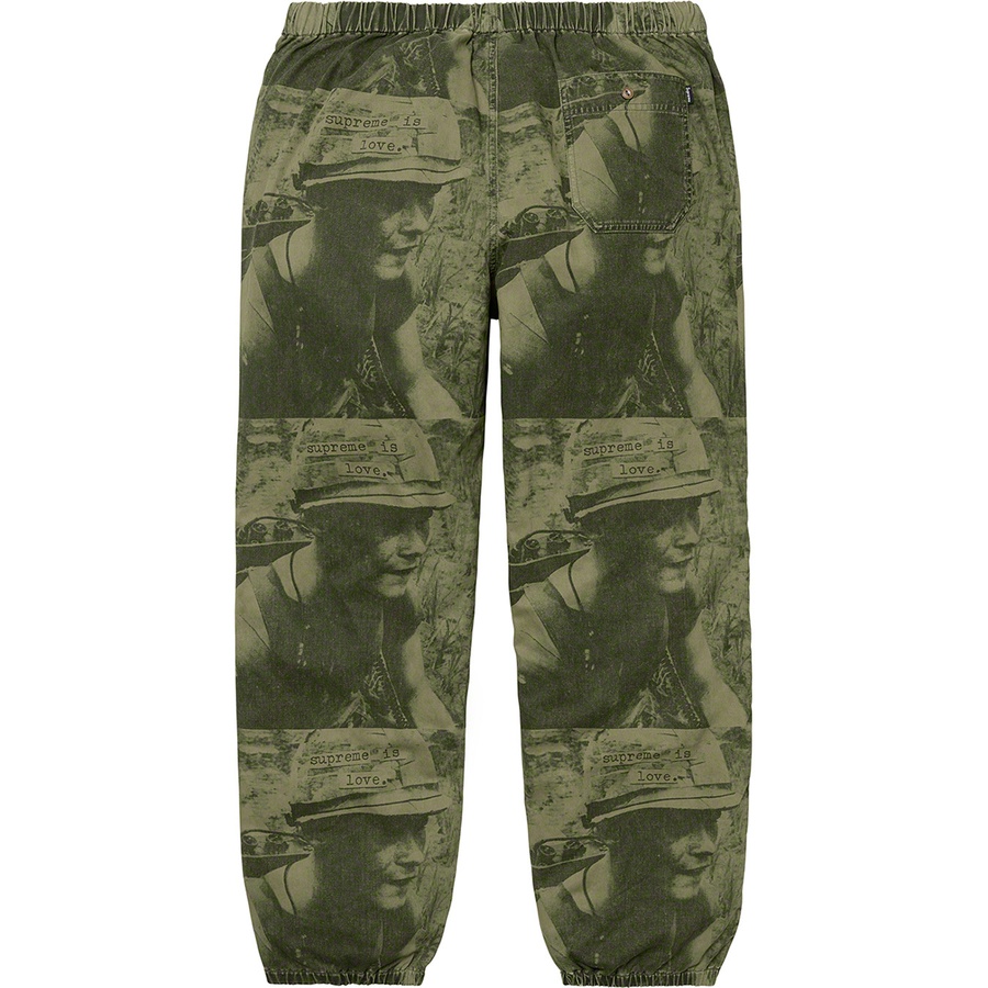 Details on Supreme Is Love Skate Pant Olive from fall winter 2019 (Price is $138)