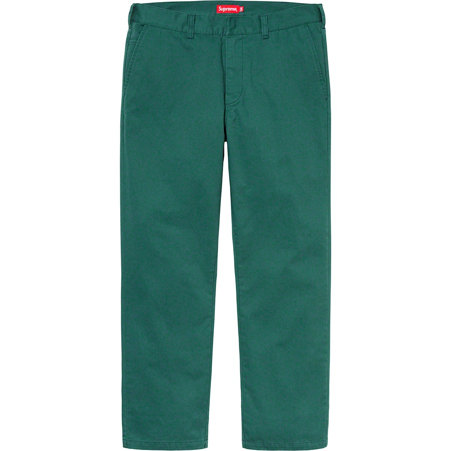 Details on Work Pant Work Green from fall winter 2019 (Price is $118)