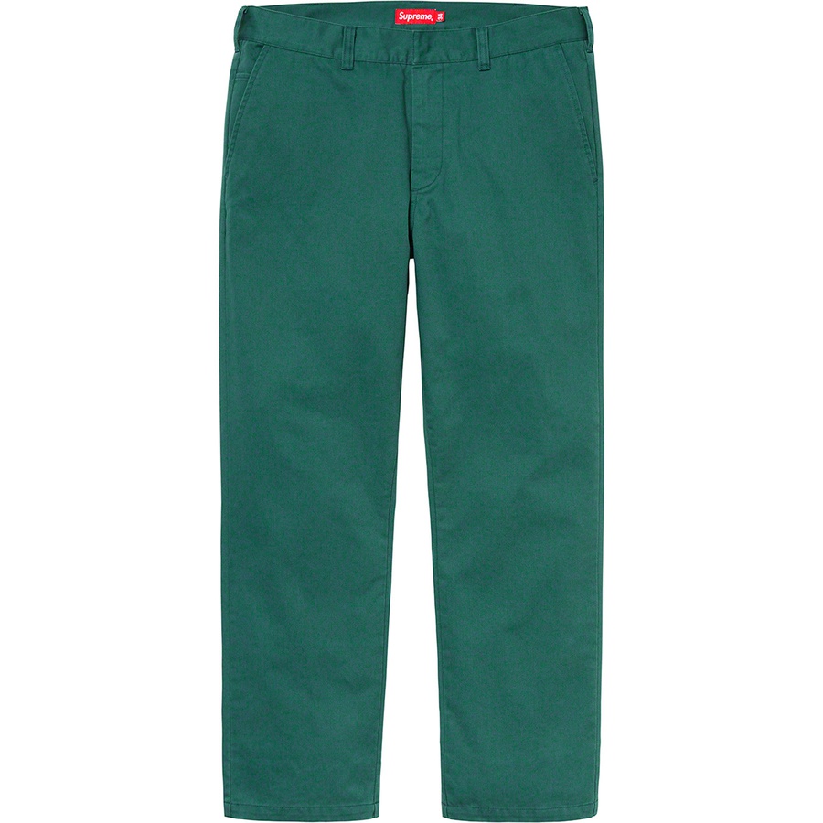 Details on Work Pant Work Green from fall winter
                                                    2019 (Price is $118)