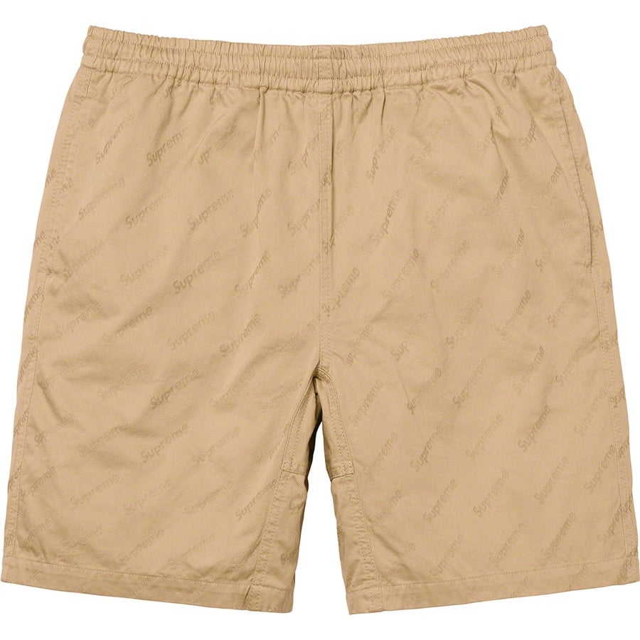 Details on Jacquard Logos Twill Short Tan from fall winter
                                                    2019 (Price is $118)