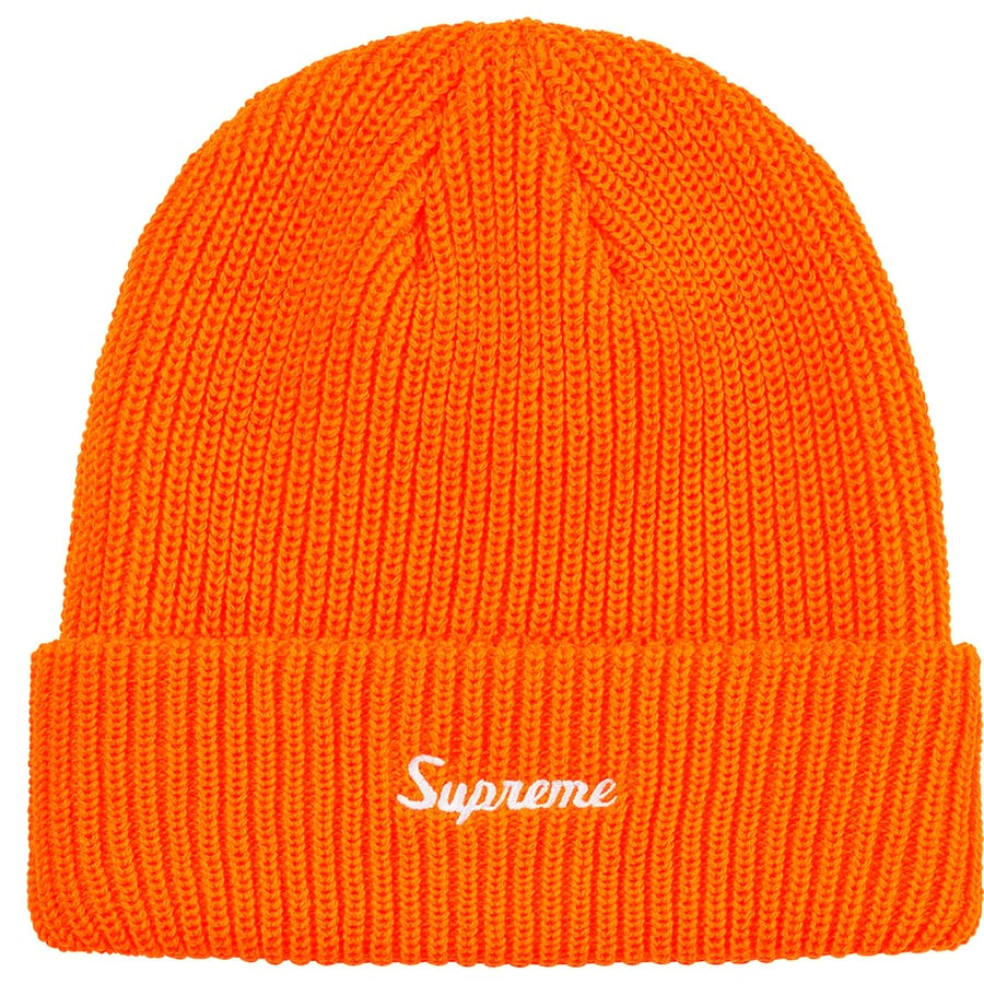 Details on Loose Gauge Beanie Bright Orange from fall winter
                                                    2019 (Price is $34)