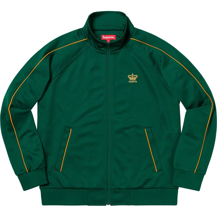 Details on Crown Track Jacket Green from fall winter
                                                    2019 (Price is $158)