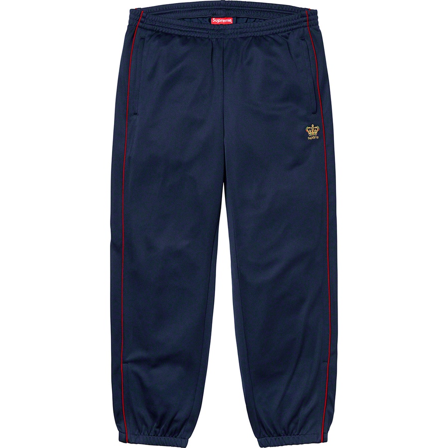 Details on Crown Track Pant Navy from fall winter
                                                    2019 (Price is $138)