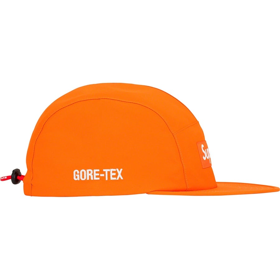 Details on GORE-TEX Camp Cap Orange from fall winter
                                                    2019 (Price is $58)