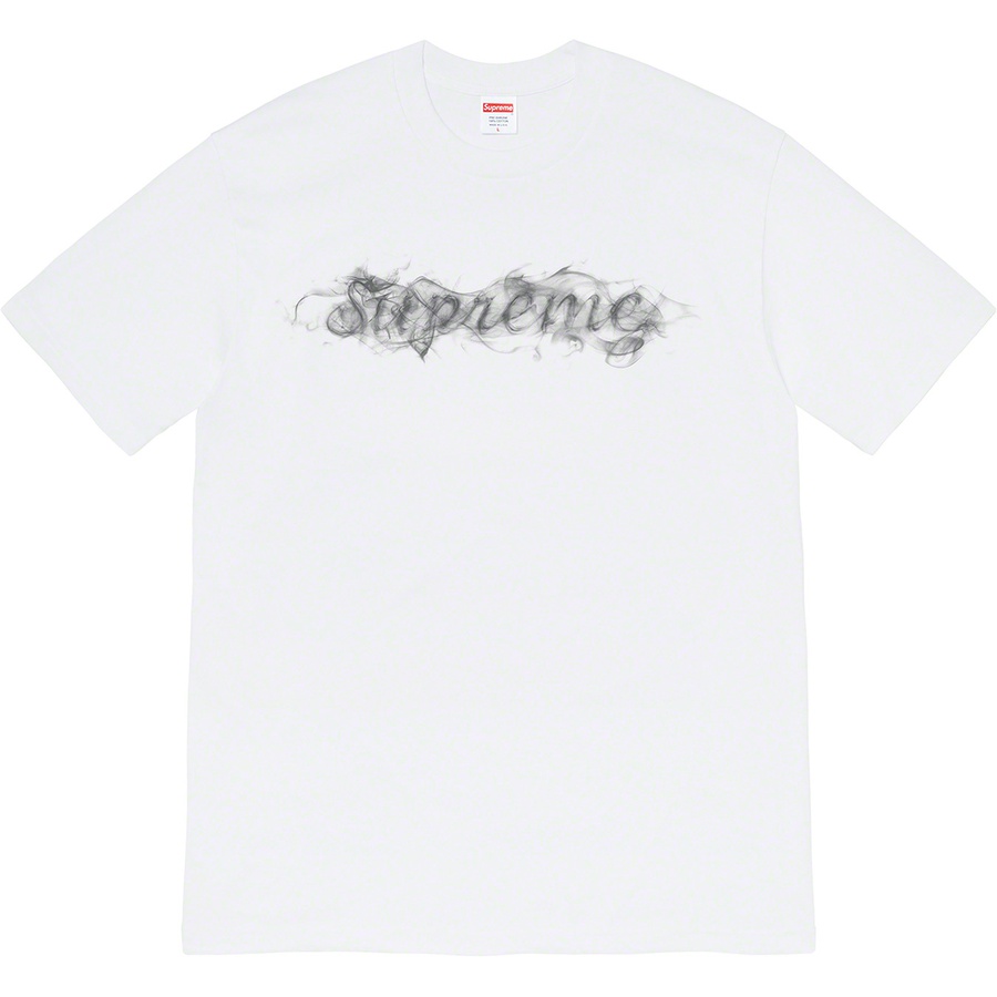 Details on Smoke Tee White from fall winter 2019 (Price is $38)