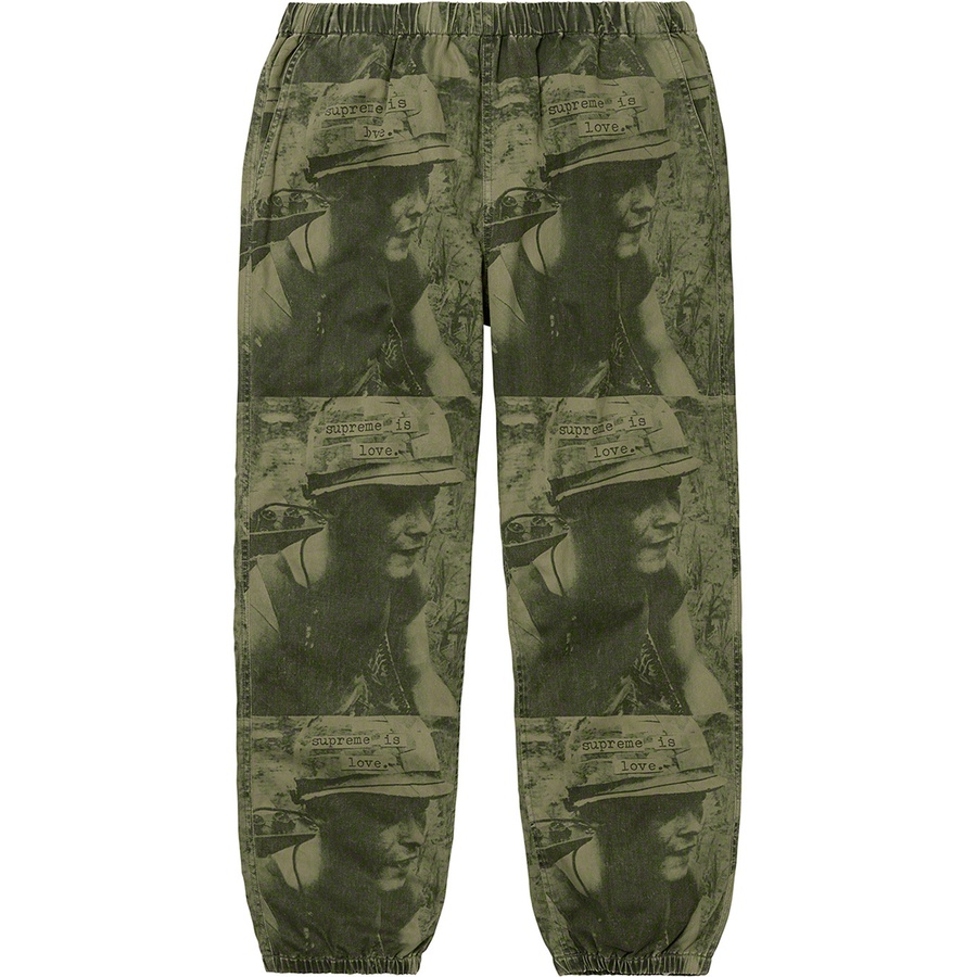 Details on Supreme Is Love Skate Pant Olive from fall winter 2019 (Price is $138)