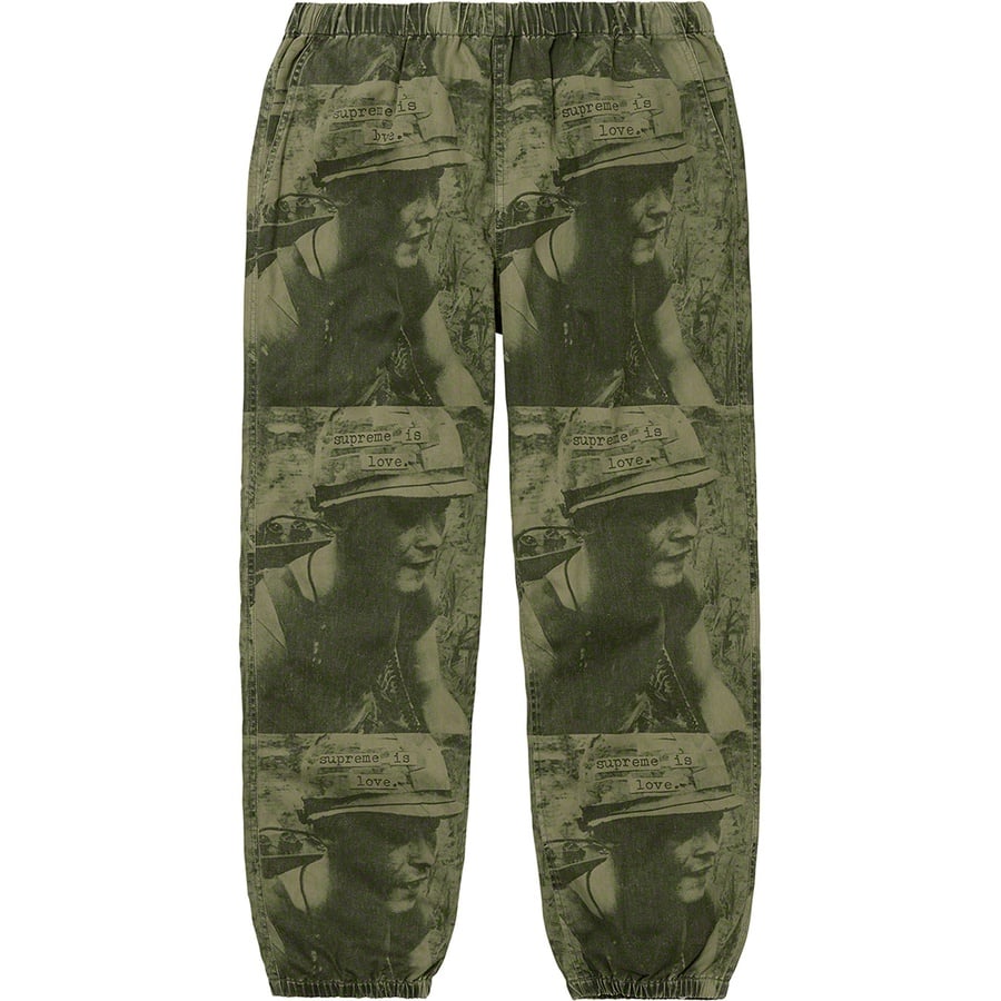 Details on Supreme Is Love Skate Pant Olive from fall winter
                                                    2019 (Price is $138)