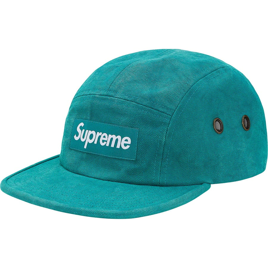 Details on Washed Canvas Camp Cap Teal from fall winter
                                                    2019 (Price is $48)