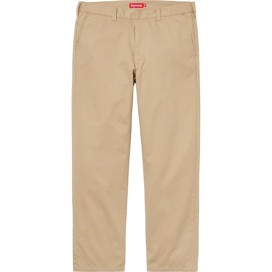 Details on Work Pant Khaki from fall winter
                                                    2019 (Price is $118)