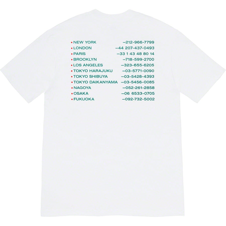 Details on New Shit Tee White from fall winter
                                                    2019 (Price is $38)