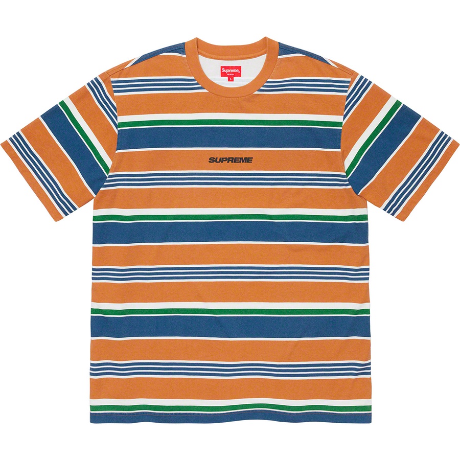 Supreme Stripe S S Top (FW19) - Brown - $78