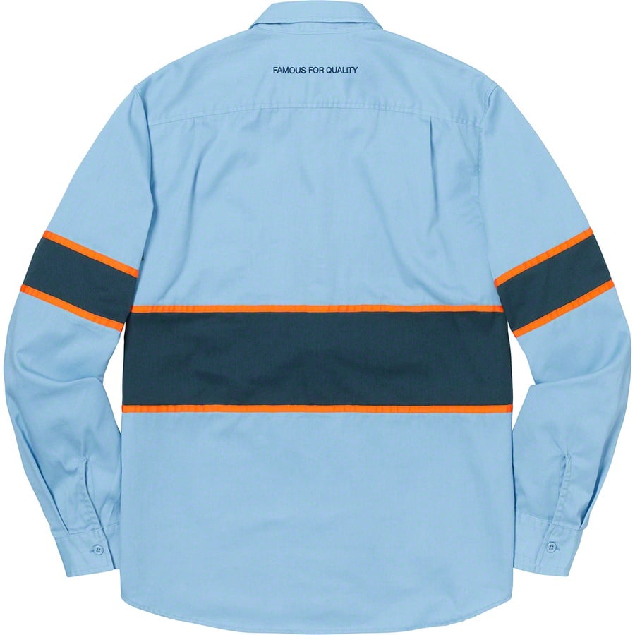 Details on High Powered Work Shirt Light Blue from fall winter
                                                    2019 (Price is $138)