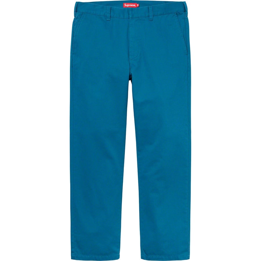 Details on Work Pant Dark Aqua from fall winter
                                                    2019 (Price is $118)