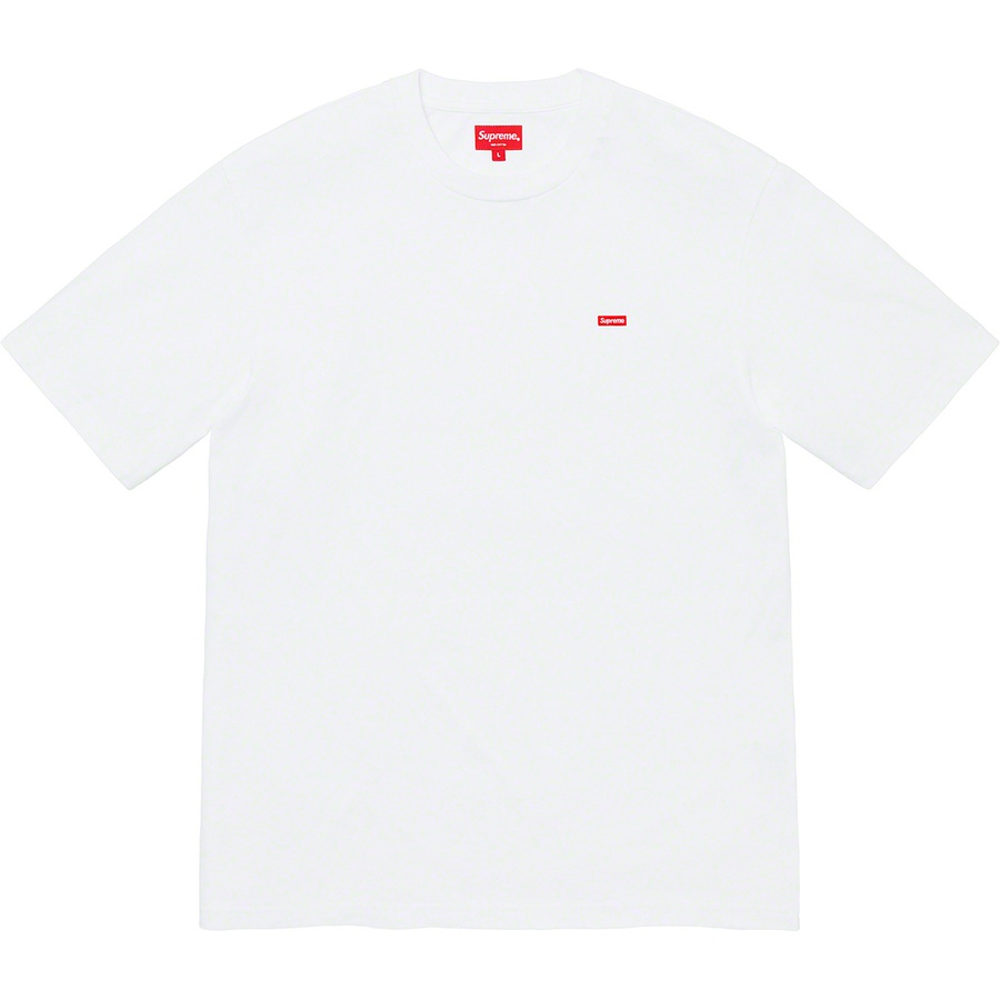 Details on Small Box Tee White from fall winter
                                                    2019 (Price is $58)