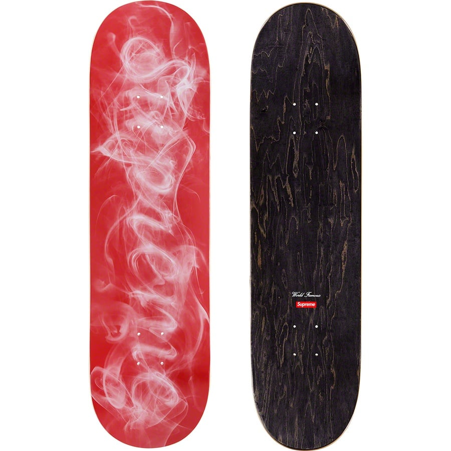 Details on Smoke Skateboard Red - 8.5" x 32.35"  from fall winter
                                                    2019 (Price is $50)