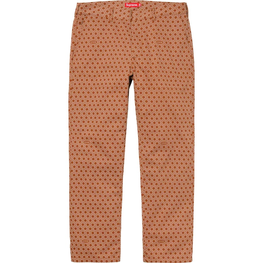 Details on Work Pant Dark Orange Monogram from fall winter
                                                    2019 (Price is $118)