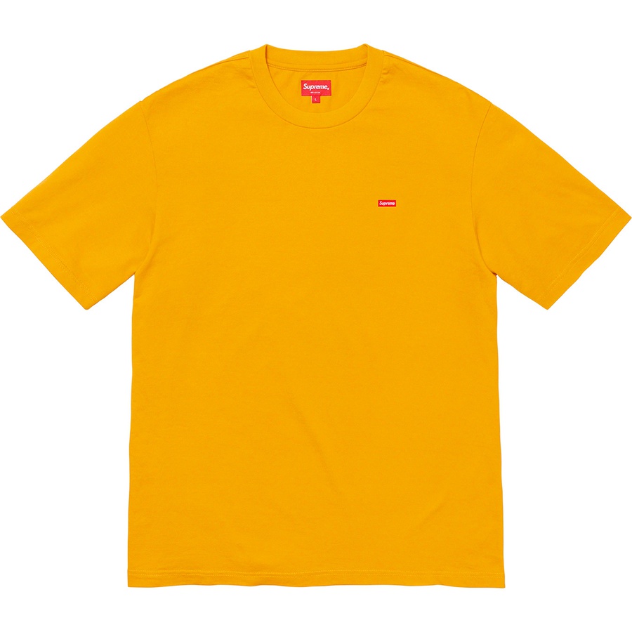 Details on Small Box Tee Mustard from fall winter 2019 (Price is $58)